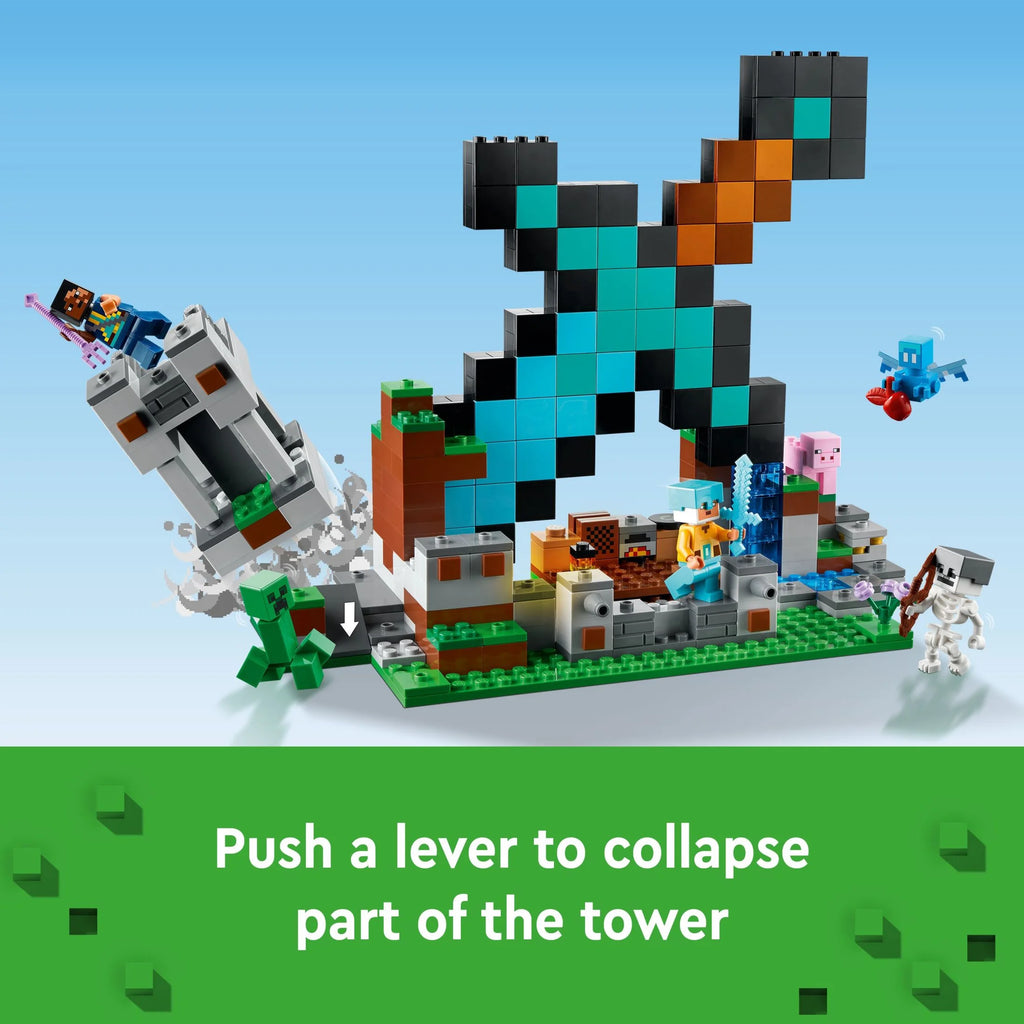 Minecraft Building Toys with Creeper Warrior Pig and Skeleton Figures Y18878