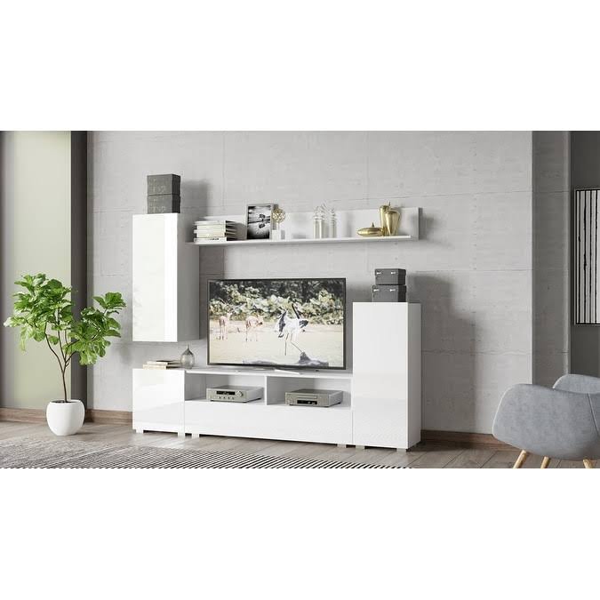 White Entertainment Center O69366