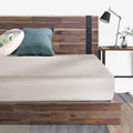 Metal and Wood Platform Bed Frame, Twin P776