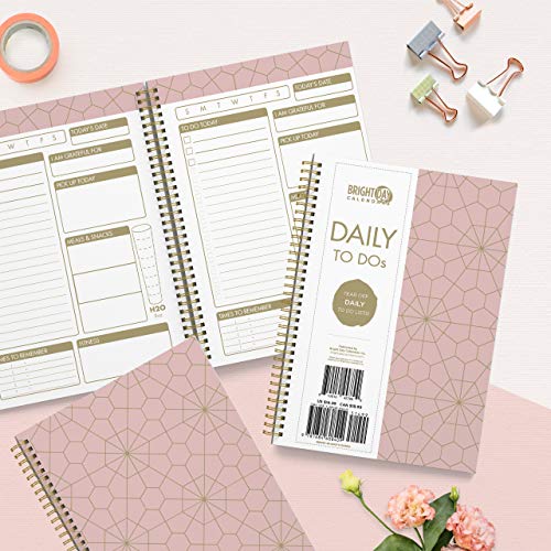 Blue Gold Geometrics Undated To Do List Notebook H63640
