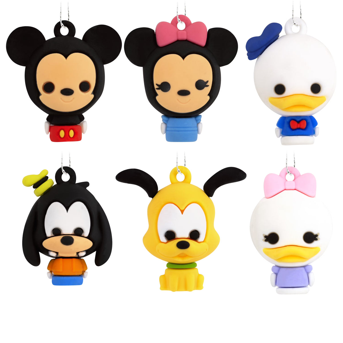 Disney Mickey Mouse and Friends Miniature Ornaments, Set of 6 I3220