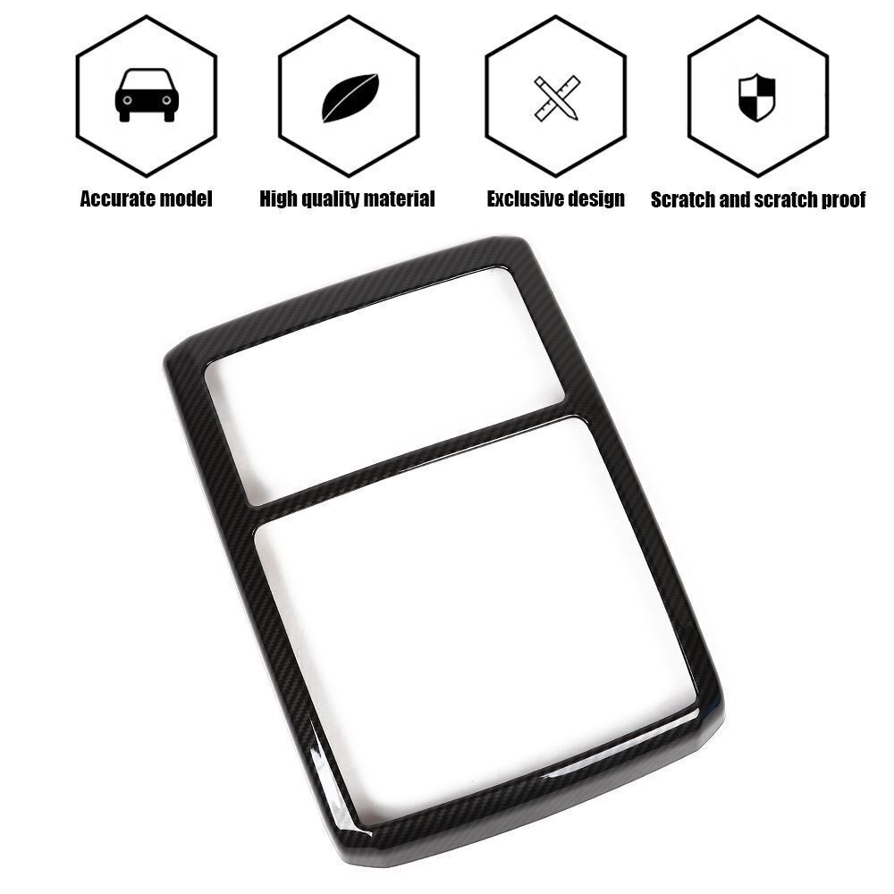 Carbon Fiber Reading Light Lamp Cover Frame Trim Bezels Z962808