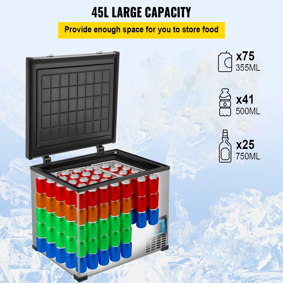 12volt Portable Car Refrigerator 48Qt G453375