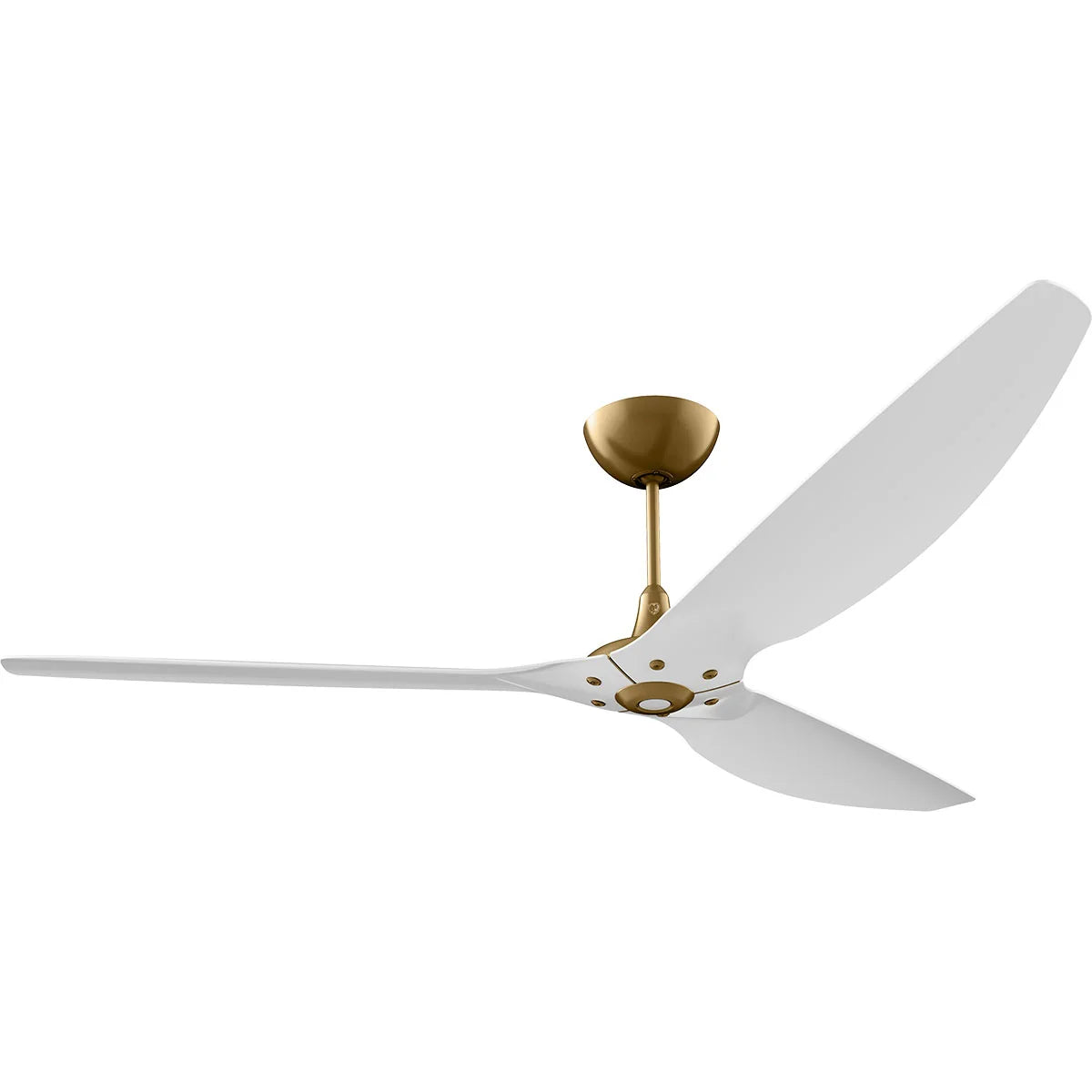 84 Ceiling Fan with White Blades and Gold Finish L23195