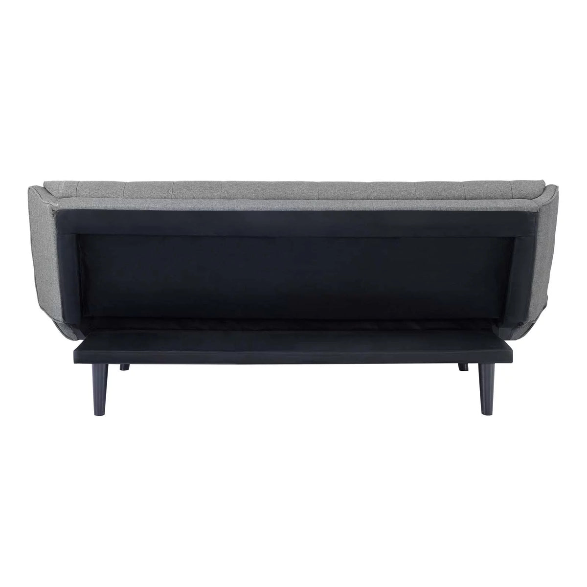 Grey Tufted Fabric Sofa Bed J761