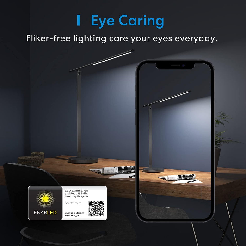 Smart LED Desk Lamp with Tunable White and Remote Control U654