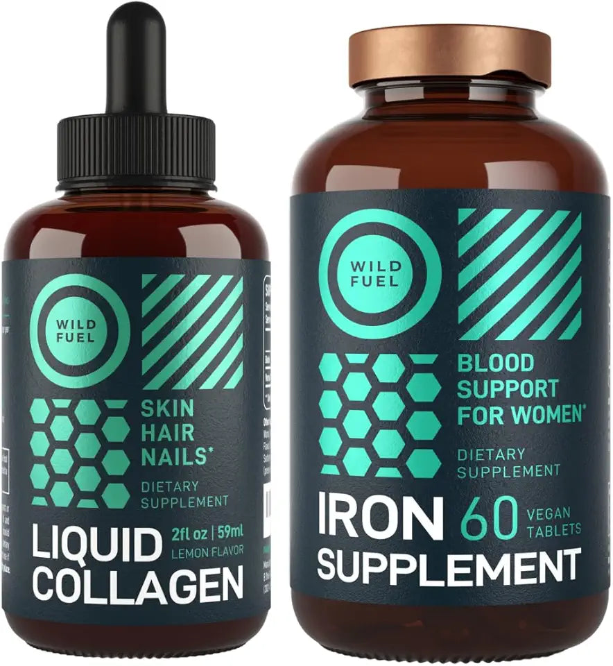 Iron Supplement with Folic Acid and Collagen Peptides with Biotin C196963