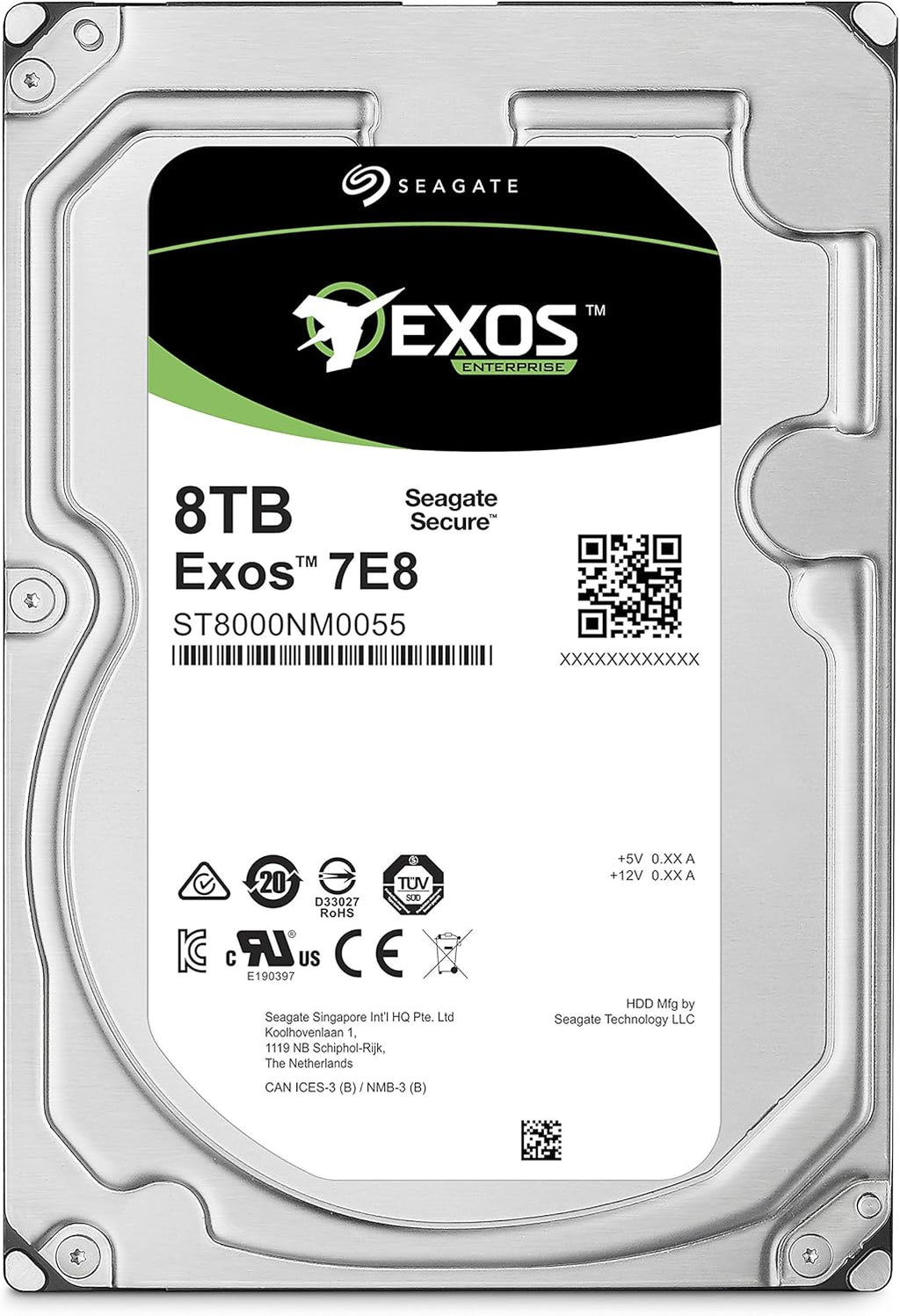 8TB 7200RPM SATA 6Gbps 256 MB Cache Internal Bare Drive T764