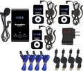 Wireless Tour Guide System with Lavalier Microphone (1 Transmitter 3 Receivers) P791268