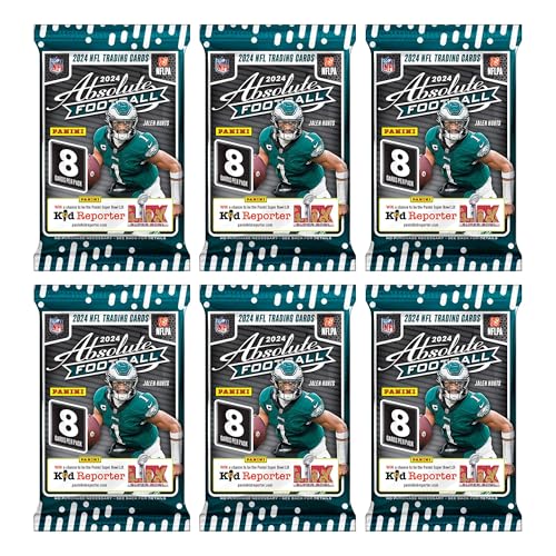 2024 Panini Absolute Football NFL Trading Cards Blaster Box Q364077