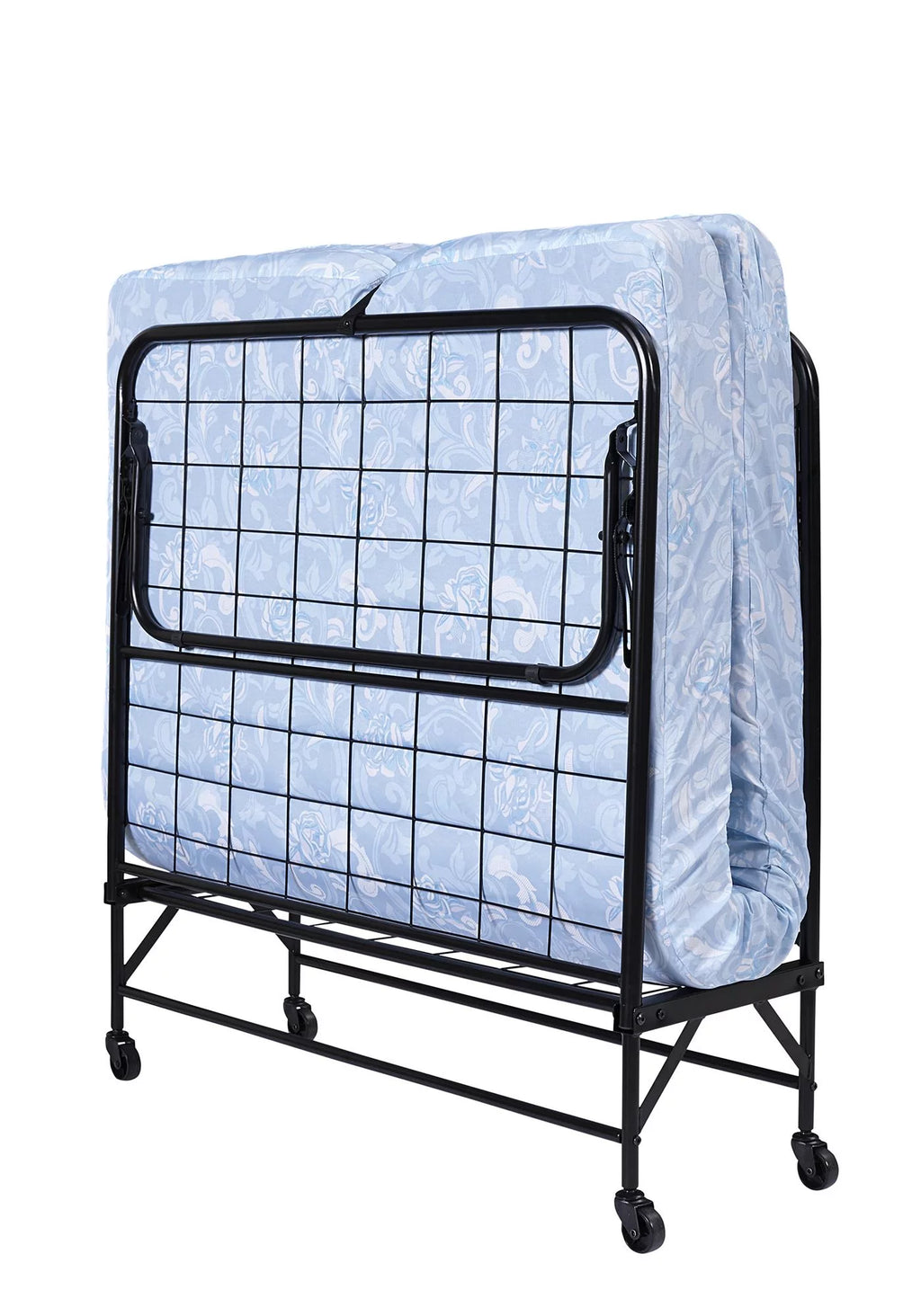 Folding Rollaway Guest Bed with 5 Inch Mattress, Twin V643116
