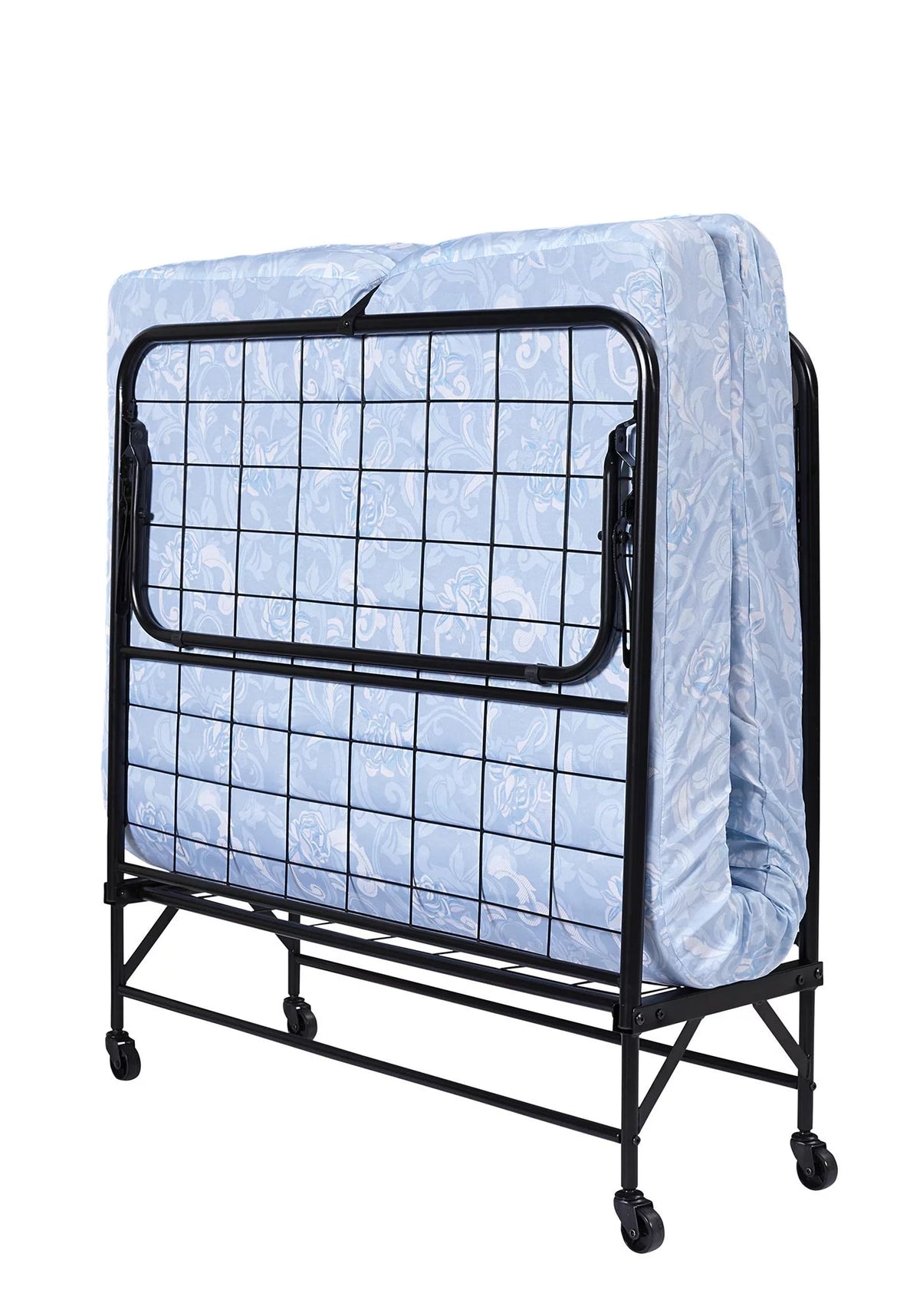 Folding Rollaway Guest Bed with 5 Inch Mattress, Twin V643116