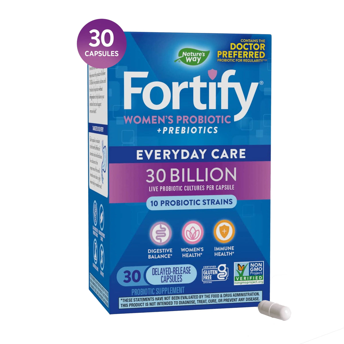 Women's Probiotic Capsules 30 Billion 30 Count Y921619