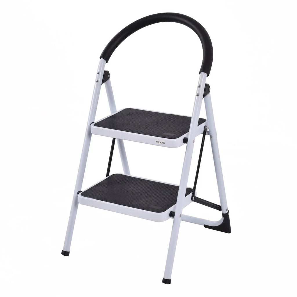 2 Step Folding Ladder Stool 330Lbs Capacity R3426