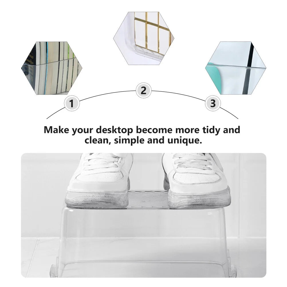 Clear Organizer Drawers Storage Bins Container T1639