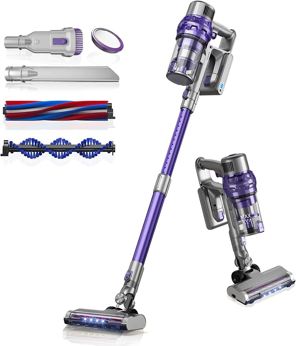 Cordless Vacuum Cleaner, 26KPA Stick Vacuum with Detachable Battery S68897