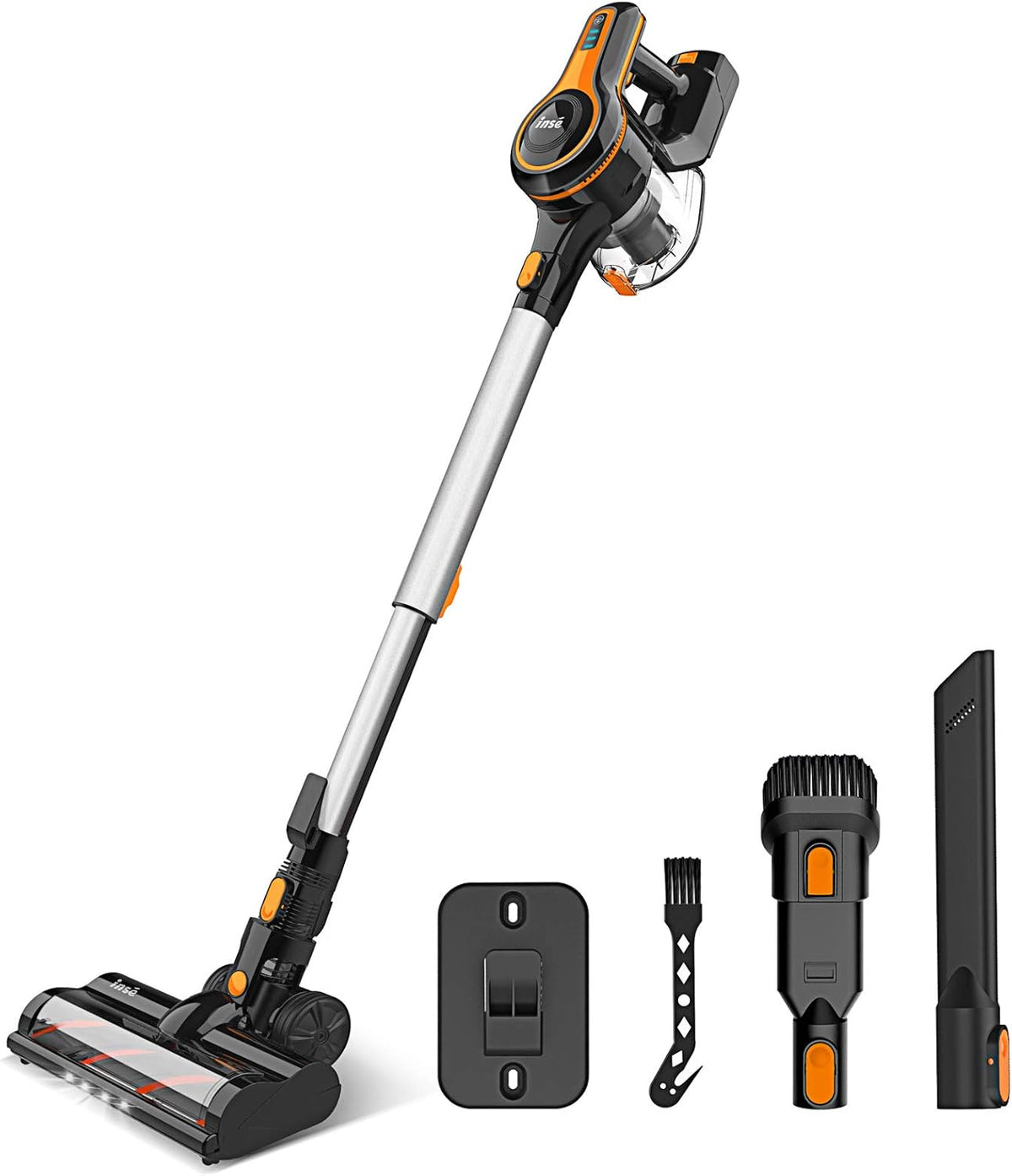Cordless Stick Vacuum Cleaner 25Kpa 6-in-1 Black V694