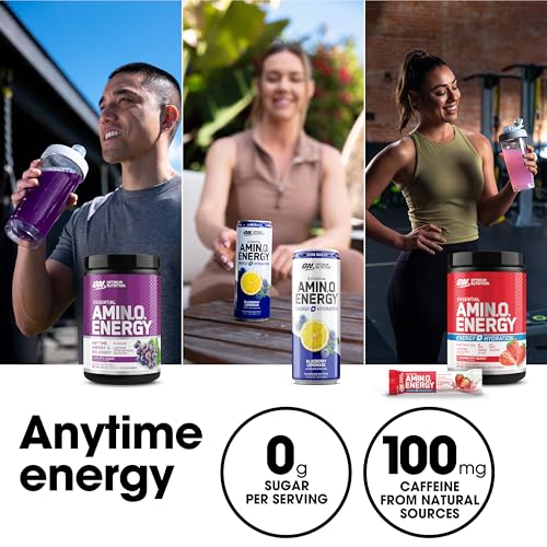Tangerine Wave 30 Servings Amino Energy Powder with BCAA, Electrolytes, and Caffeine E62175