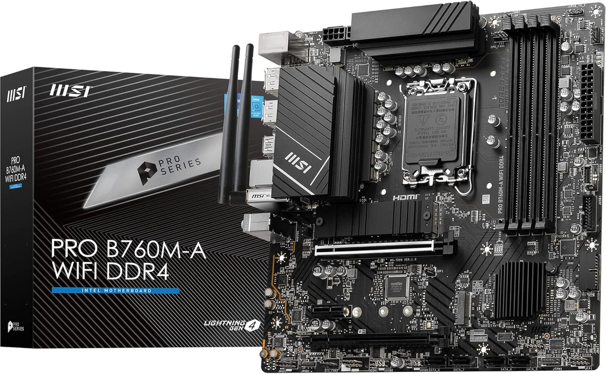 B760M-A WIFI DDR4 mATX Motherboard S26589
