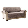 Mocha XL Sherpa Sofa Furniture Covers S35950