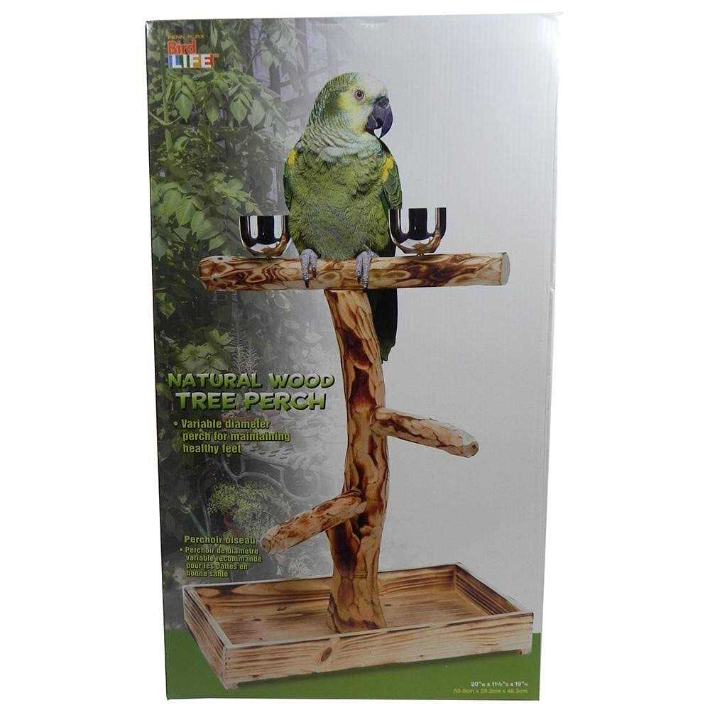 Natural Wood Bird Perch Q851