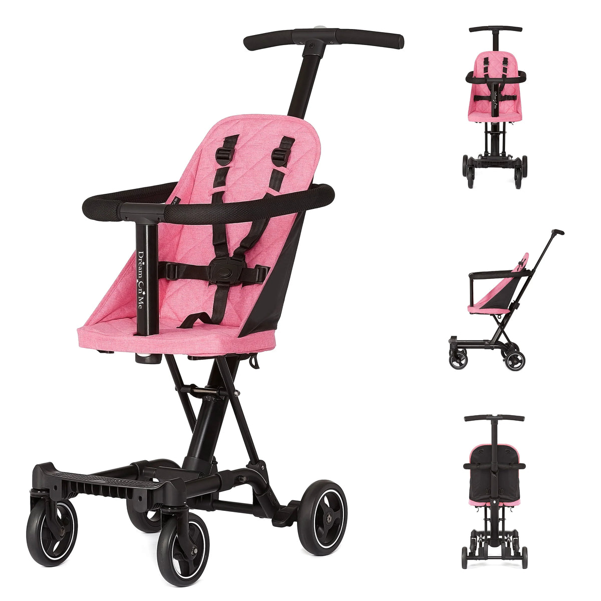 Black Lightweight Compact Travel Stroller O441983
