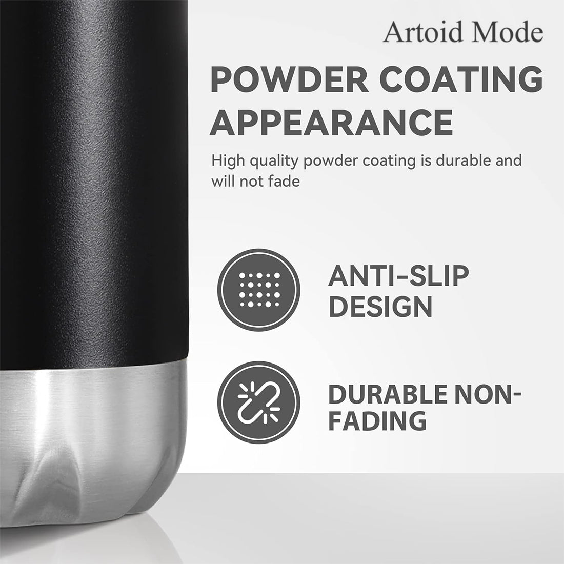 17oz Stainless Steel Double Wall Insulated Water Bottle C20459