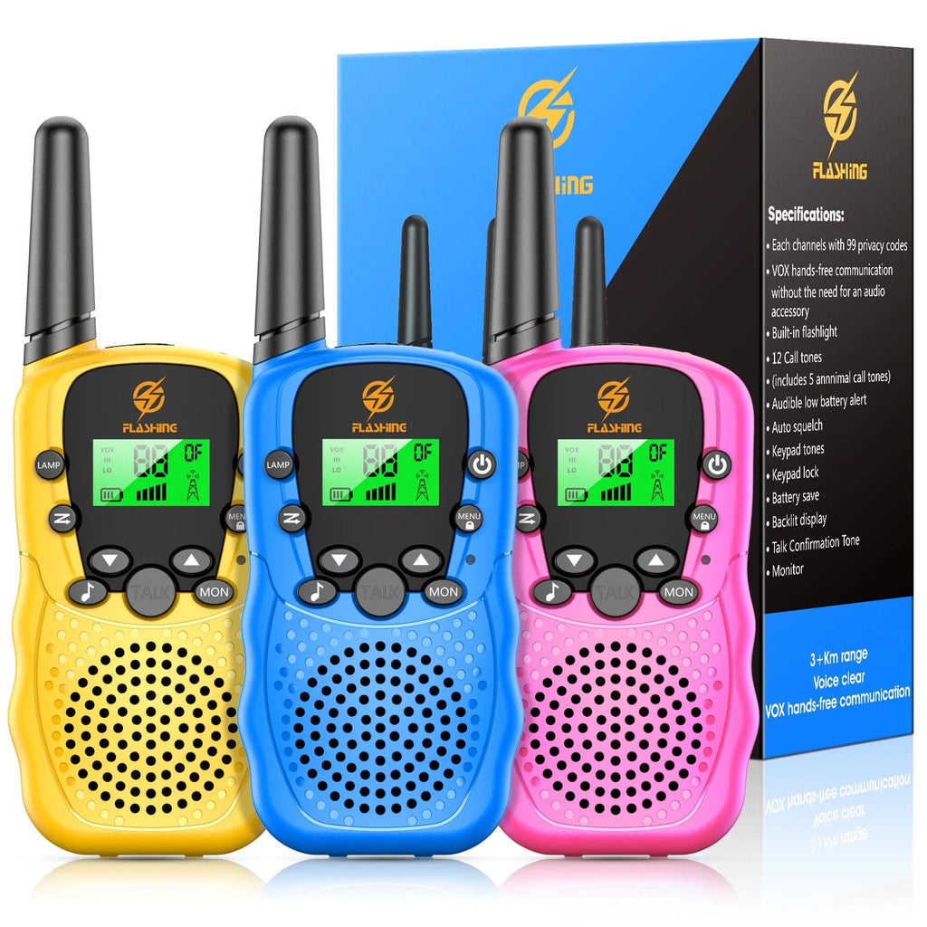 Kids Walkie Talkies 3 Packs 22 Channels J249