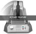 Single Rotating Die Cast Waffle Maker with Non-Stick Plates D550151