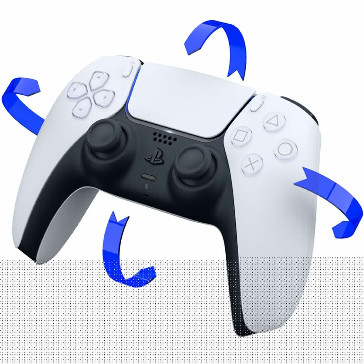 PlayStation 5 Slim Disc 2TB SSD Edition with Two Controllers White and Cosmic Red DualSense and Mytrix Hard Shell Protective Controller Case C115