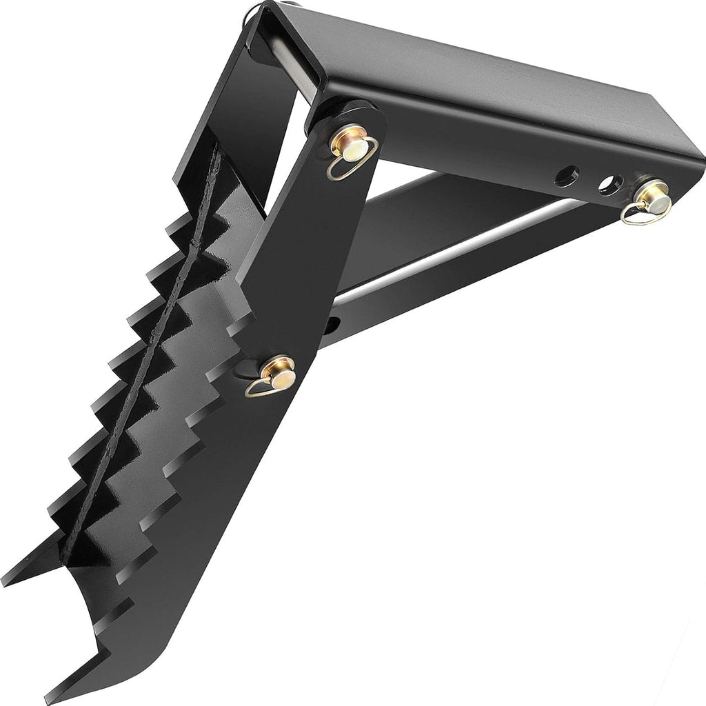 24 Backhoe Thumb, 1/2 Steel Thickness, Black Steel Weld On Thumb Attachments with 12mm Bolt-On Design P59645