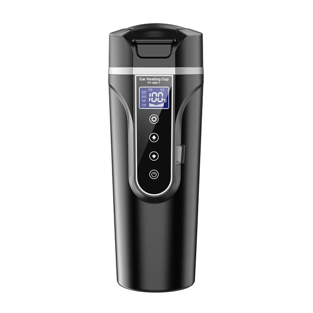 12V 24V Heated Water Cup Electric Kettle LCD Display L150