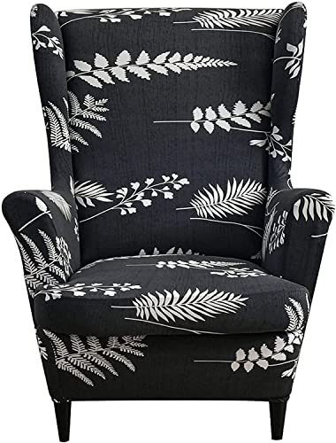 2 Piece Printed Spandex Armchair Slipcovers J23432