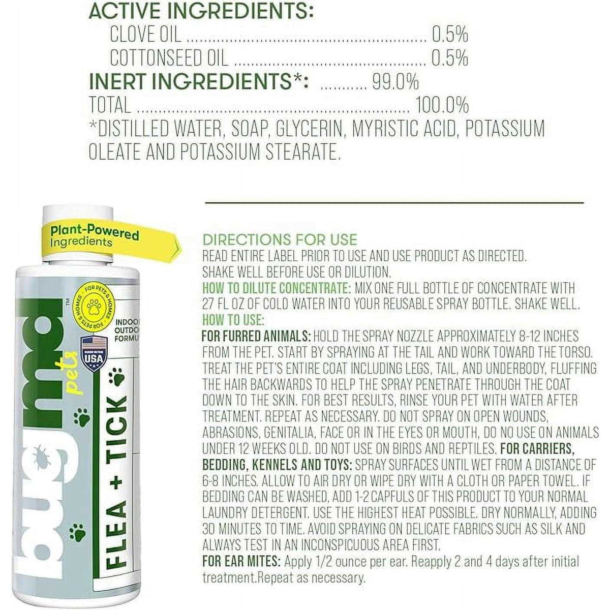 Flea and Tick Concentrate Essential Oil-Powered Formula U74631
