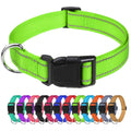 Reflective Nylon Adjustable Dog Collar with Quick Release Buckle Y84872