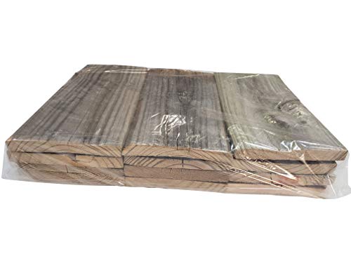 Rustic Weathered Reclaimed Wood Planks (6 planks - 24" long) H651
