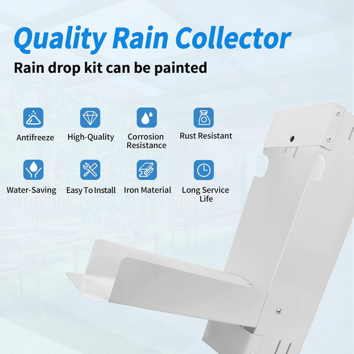 Stainless Steel Rain Barrel Diverter Kit for 3"x4" Downspout Z544