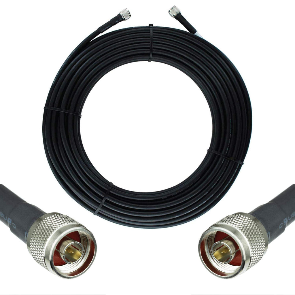 LMR®400 Equivalent Coaxial Cable 30ft SMA Male to SMA Female G660