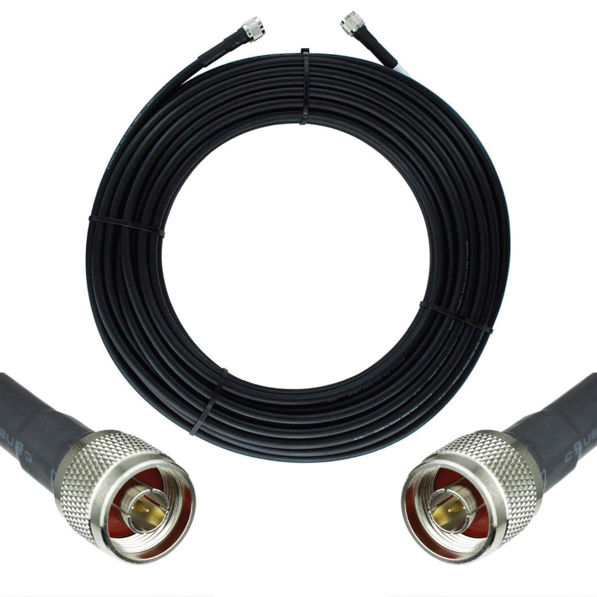 LMR®400 Equivalent Coaxial Cable 30ft SMA Male to SMA Female G660