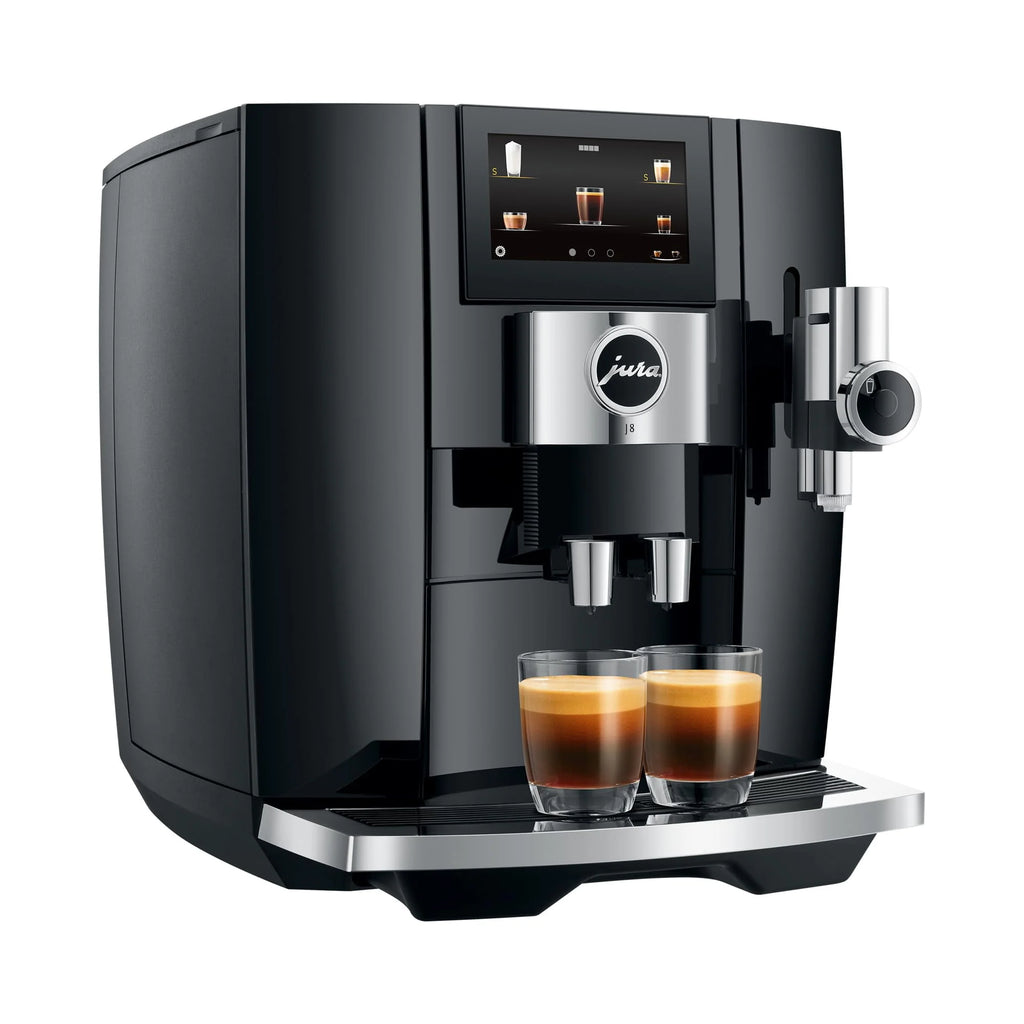 Jura J8 Coffee Machine with Sweet Foam Function and Cutting Edge Technology (Midnight Silver) P7040