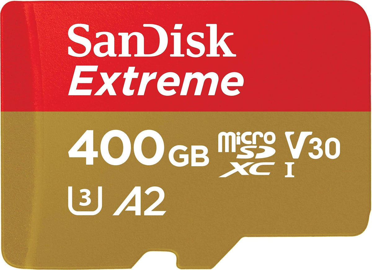 400GB microSDXC UHS-I U3 A2 Memory Card with Adapter A7292