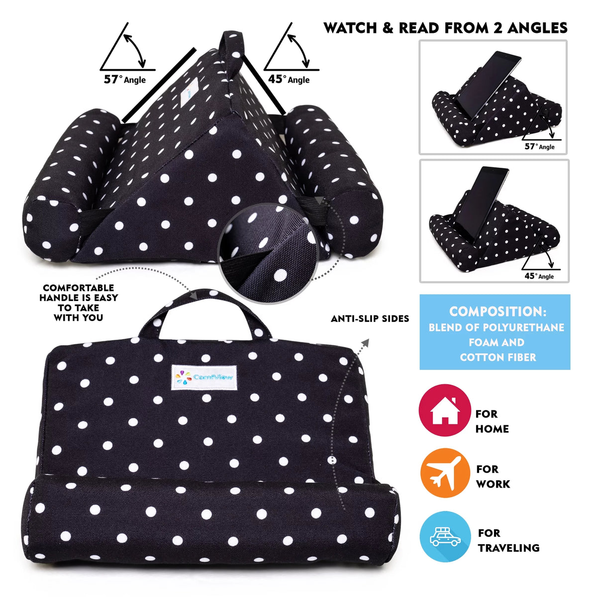 Tablet Pillow 11x12x6-Inch X324