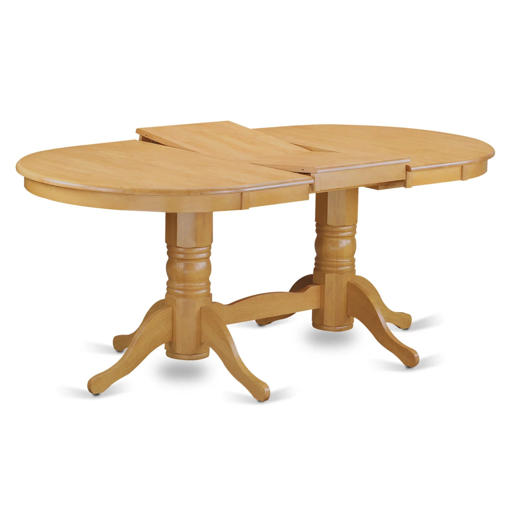 5 Piece Oak Wood Dining Table and Chairs K927098