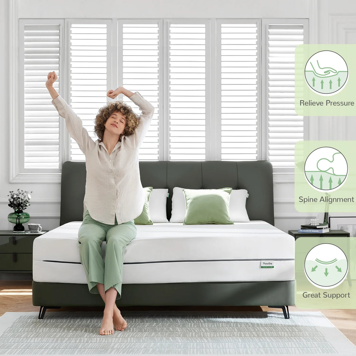 High Density Foam Mattress Queen Size X36150