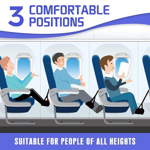 Portable Length Adjustable Airplane Foot Rest D22794