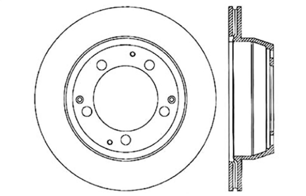 Slotted & Drilled Sport Brake Rotor F253