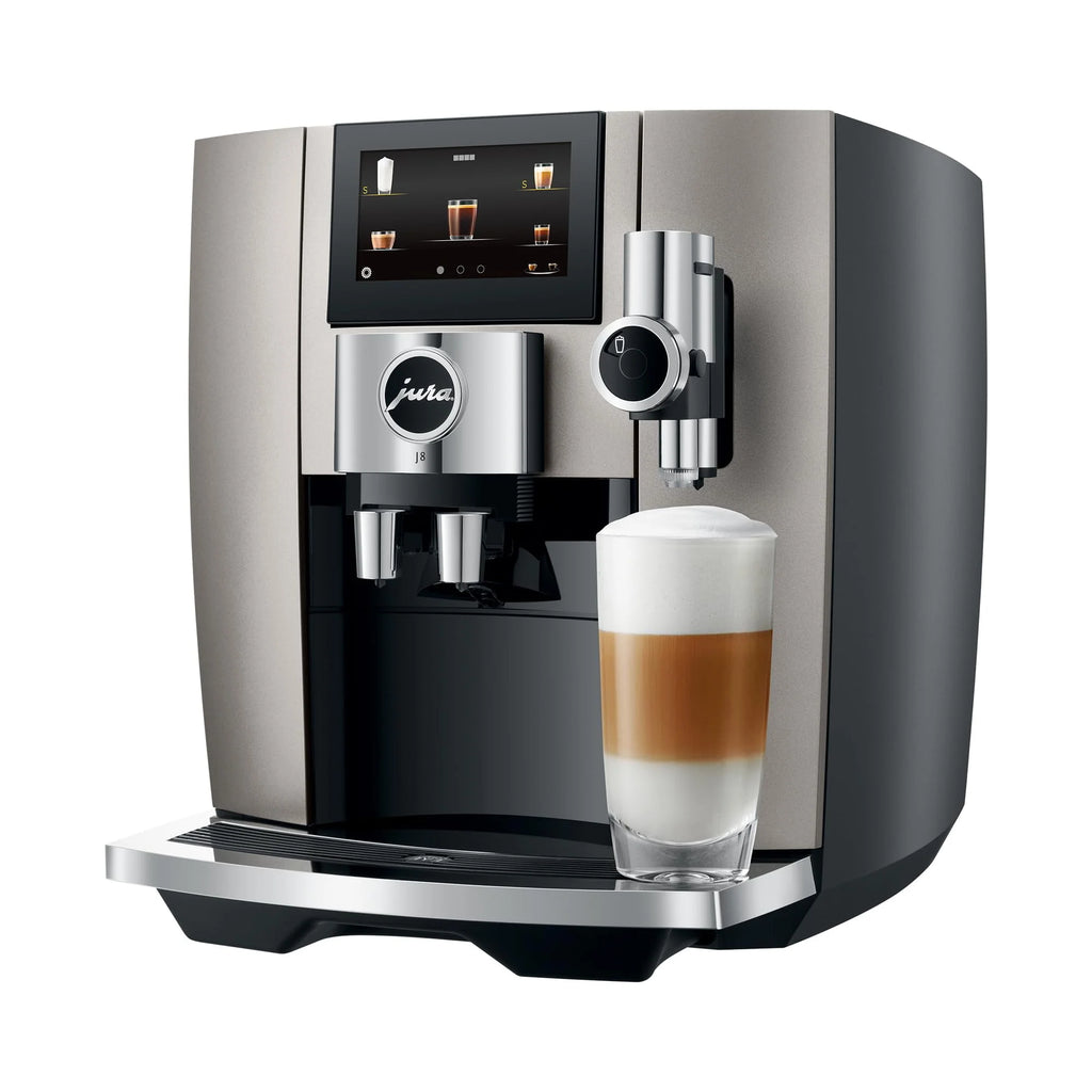 Jura J8 Coffee Machine with Sweet Foam Function and Cutting Edge Technology (Midnight Silver) P7040