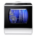 Portable Countertop Dishwasher with 5L Built-in Water Tank, 5 Place Settings, 7 Programs, White O987
