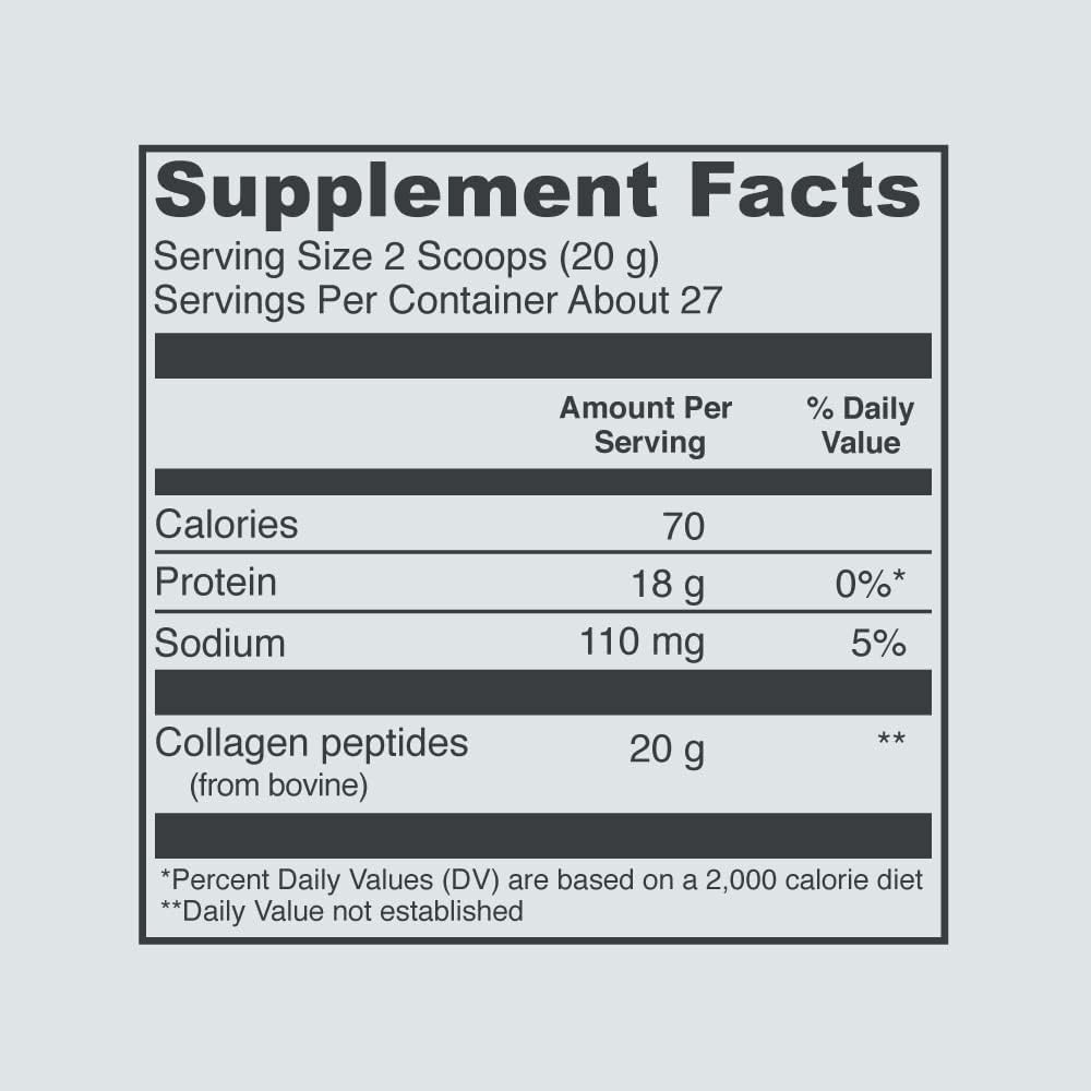 Unflavored Collagen Peptides, 20 Ounce E377137