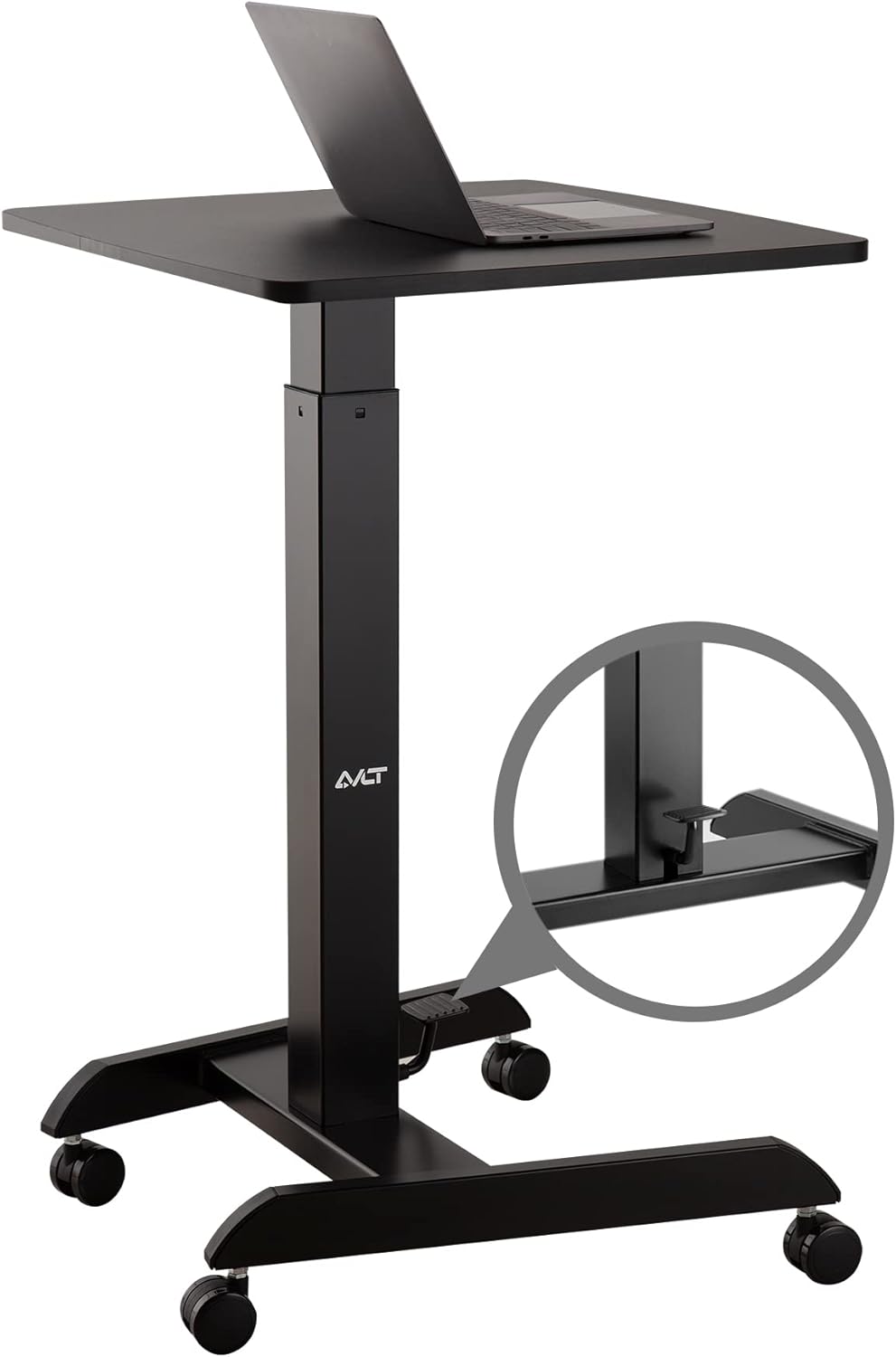 Pneumatic Laptop Standing Desk Cart X80865